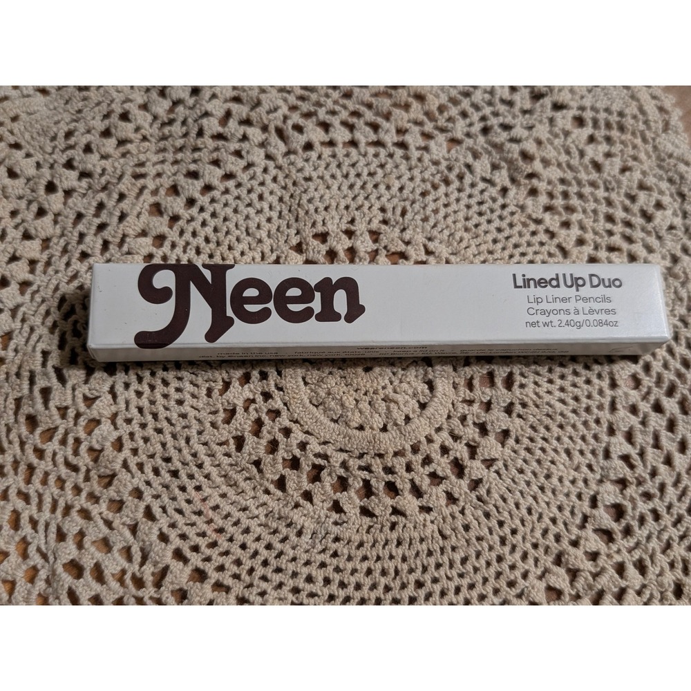 NIB Neen Lined Up Duo Lip Liner Pencils Crosby Orchard Set of 2